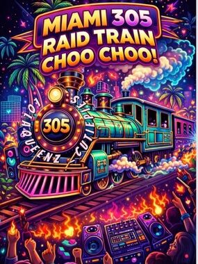 ✨🥳📢305 Miami Party Bus Train ✨🥳🍾😱